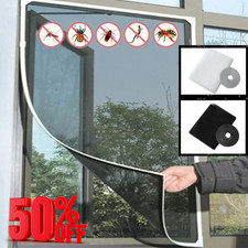 2 pack Window NET Mesh Screen FLY INSECT Mosquito Moth Insect Screen Netting UK