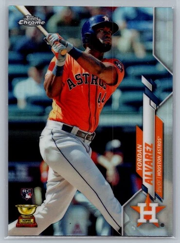2020 Topps Chrome #200 YORDAN ALVAREZ Refractor Rookie RC Astros