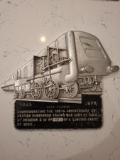 B.R.E.L. Cast Train Plaque 150th Anniversary Commemorative #879 / 3000 Produced