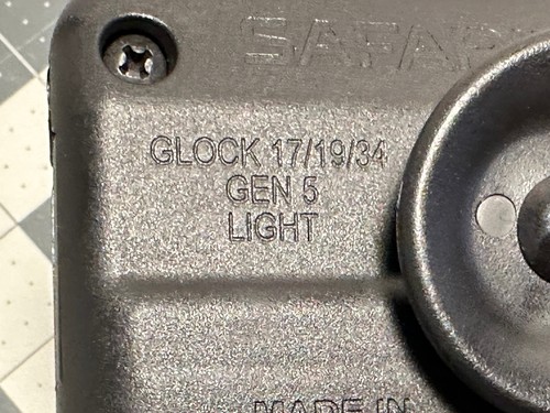 Safariland 7365 ALS/SLS Level-3 RH Duty Holster, Basket, GLOCK 19 23 45 w/ LIGHT - Picture 12 of 19