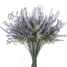 Lavender Flower Stems - Lifelike Outdoor Artificial Plants - DIY Crafts & Flo...