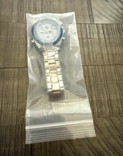 Visoner Quartz Chronograph Date Men's Blue Dial Stainless Steel Bracelet Watch