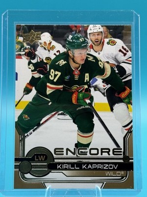 24-25 UD Extended Series Hockey Gold Parallel Encore E-19 Kirill Kaprizov
