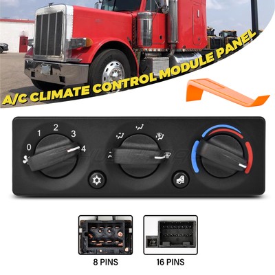 A/C Climate Control Module Panel Q21-6119 For Peterbilt Truck new