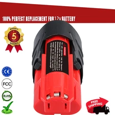 12V For Milwaukee 48-11-2460 For M12 LITHIUM 3.5Ah Extended Capacity Battery