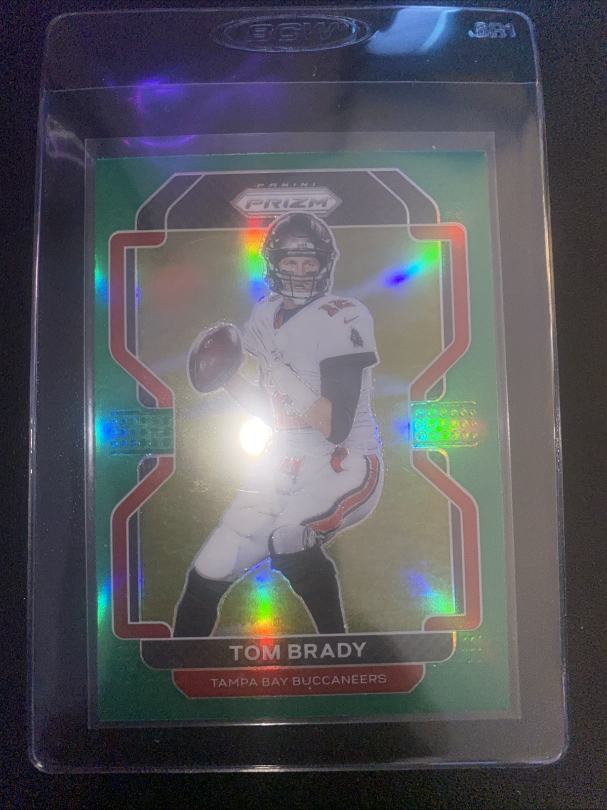 2021 Panini Prizm #294 Tom Brady Green