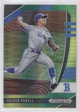 2020 Panini Prizm Draft Picks Green & Yellow Hyper Holden Powell #PDP94 fm0