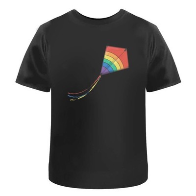 'Flying Rainbow Kite' Unisex T-Shirt -  100% Cotton (S-XXL) (TA039347)