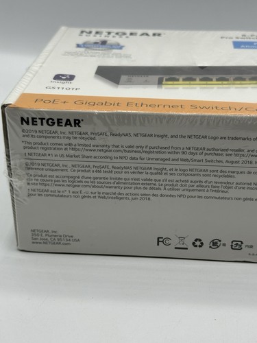 NETGEAR 8-Port Gigabit PoE+ Ethernet Smart Managed Pro Switch with 2 SFP Ports - Picture 12 of 12