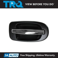 Trq Rear Exterior Door Handle Chrome Sliding Rh Black For Buick Terraza