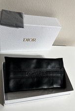 Christian Dior Black Eyeglass Case Sunglasses Case New With Box Cloth