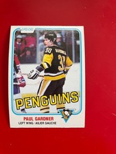 1981-82 O-Pee-Chee OPC #257 Paul Gardner - Pittsburgh Penguins NRMT