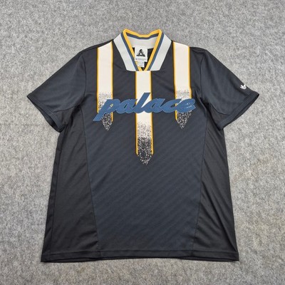 Adidas Palace Shirt Herren Medium Schwarz Team Away Top Trikot Skater Streetwear