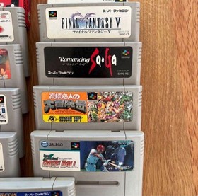 Bundle Super Famicom Software 10 Pieces SFC Soccer with Box Included