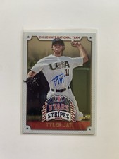 Tyler Jay Signed Autographed 2015 Stars & Stripes IP Auto #97
