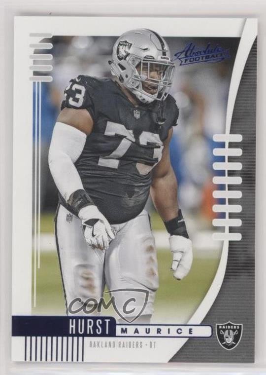 2019 Panini Absolute Blue Maurice Hurst #50 z6b