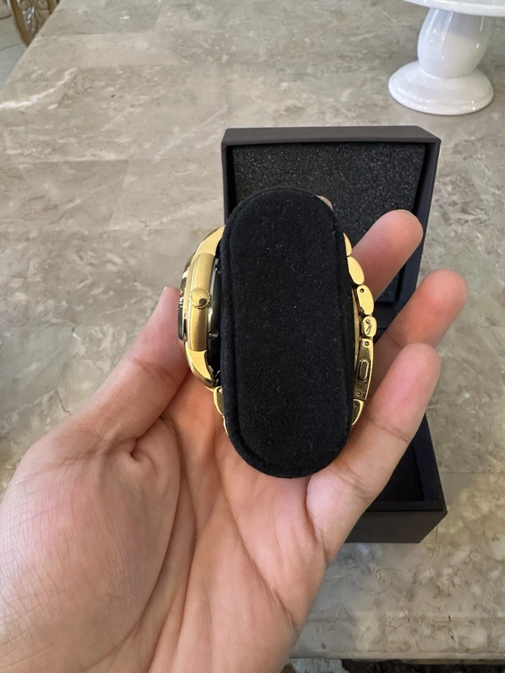 Reloj Automático Fossil Tono Dorado - Caja, Papeles, Eslabones Extra - Reparado, Funcionando Foto 3 de 4