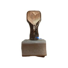 B5- Woodstamp 3-Handle 20085 Carrot New Unopened. Crafting Spring Vegetable