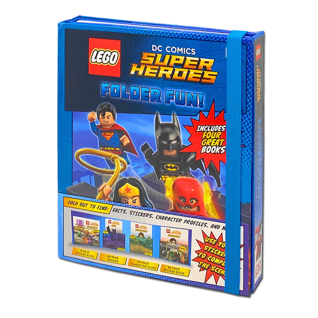 Lego DC Comics Super Heroes Folder Fun Includes Four Great Books | Lego NEW - Image 4