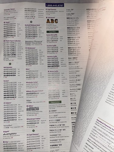 Font & Function The Catalog of Type, Adobe, # 15 Spring 1995 Script History 28p - Imagen 8 de 8