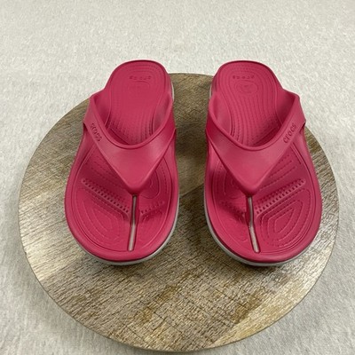 Crocs Kadee Unisex Flip Flops Sandals Women s 9 Men s 7 Classic Beach Pool Pink