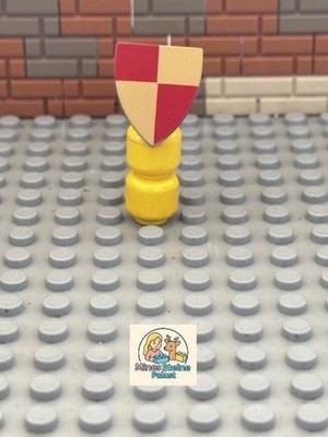 (L-2) LEGO  383 Knights Tournament Shield 3846pb21 from Set 15-1 / 383 / 6083