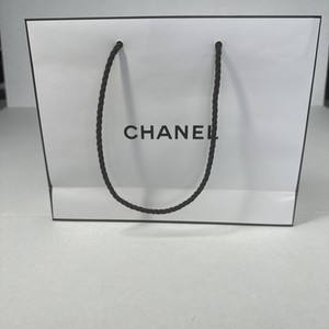 Chanel Paper Shopping Bag 10" x 8" x 3" with Tissue Paper PreOwned