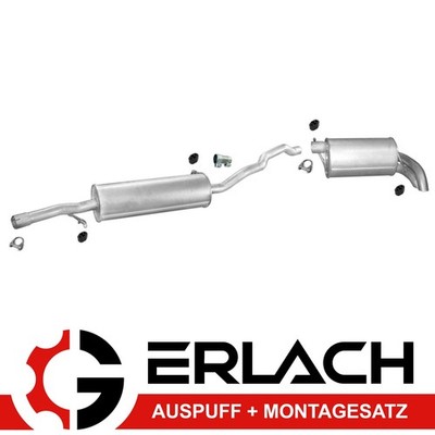 Auspuffanlage für Galaxy 2.3i Alhambra Sharan 1.8 T Auspuff 9982