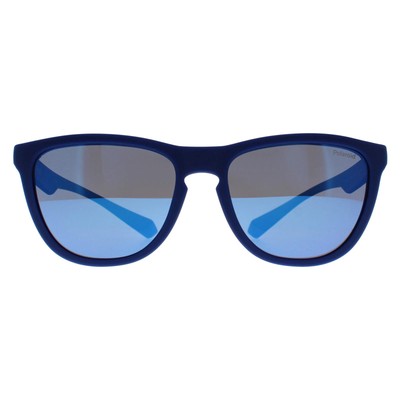 Polaroid PLD 2133/S ZX9 5X blau azurblau Spiegel polarisierte Sonnenbrille