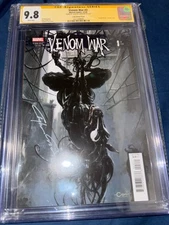 VENOM WAR 3 VENOM HORSE CRAIN VARIANT CGC 9.8 SS CLAYTON CRAIN
