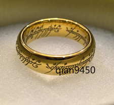 Lord of the Rings LOTR The One Ring Tungsten Without annotations Jewelry