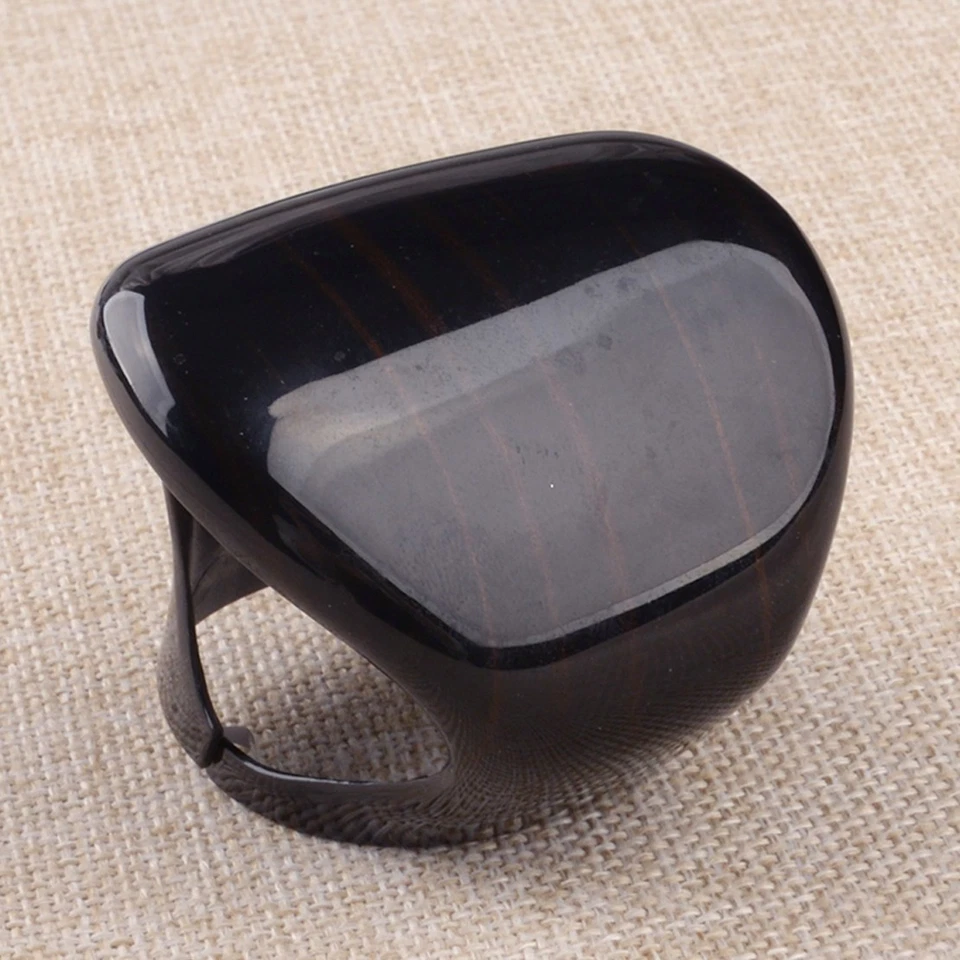 Black Wood Grain Gear Shift Knob Cover Trim Fit for: Lexus ES350 ES300h 18-20 - Image 3 of 4