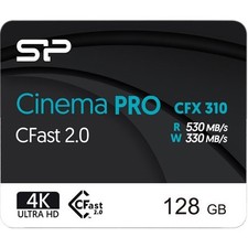 Silicon Power 128GB cFAST 2.0 Speicherkarte, Gratis Lesegerät