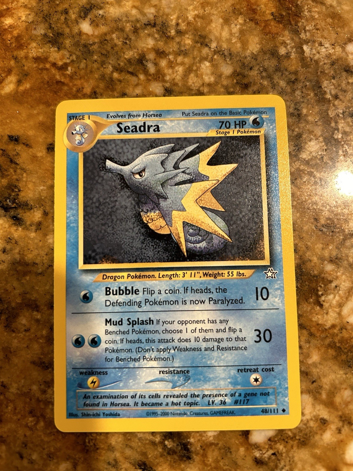 Pokemon Seadra 48/111 Neo Genesis Set WOTC 👍🔥