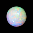 30.32ct 20mm  Bright Body Multicolor Play ROLLING FLASH Patt Ethiopian Welo Opal