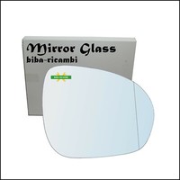 Glas Spiegel Aufkleber AsphäRisch Seite Passagier FüR Fiat 500X (334) Von 2014>
