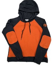 Columbia Women's Quilted OSU Hoodie Oregon State Beavers Black Orange Size S
