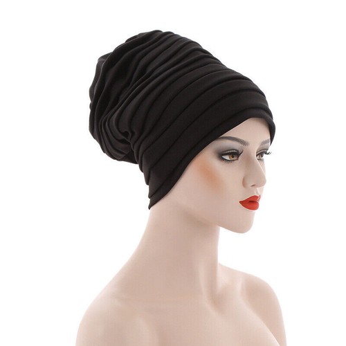 African Women Aso Oke Auto Gele Headtie Bonnet Turban Hijab Head Wrap Scarf Caps - Picture 7 of 24