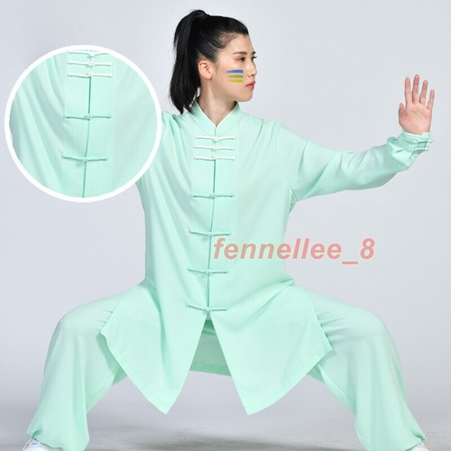 Martial Art Uniform Tai Chi Clothes Kung Fu Set Wushu Clothing for Woman Wudang - Picture 22 of 31