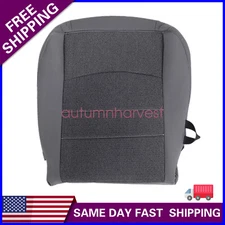 Driver Side Bottom Cloth Seat Cover Gray For 2013-2018 Dodge Ram 1500 2500 3500