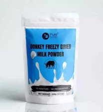 donkey milk Powder freeze dried  100 GM (3.5 Oz)