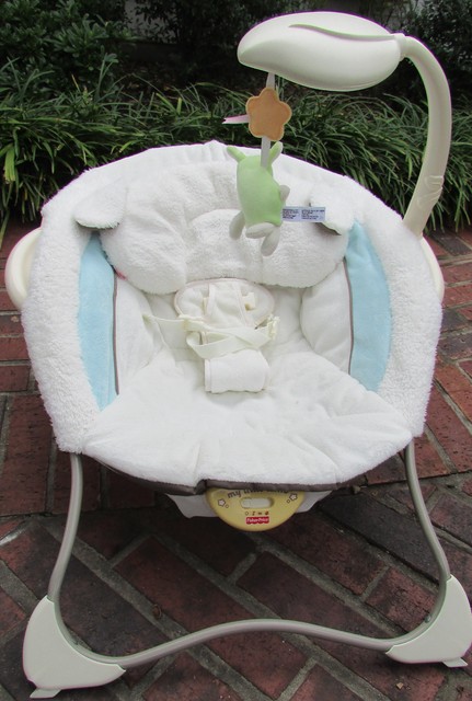 fisher price sweet little lamb deluxe bouncer