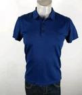 DKNY Mens Navy 100% Cotton Polo Shirt Medium Fitted Like Small