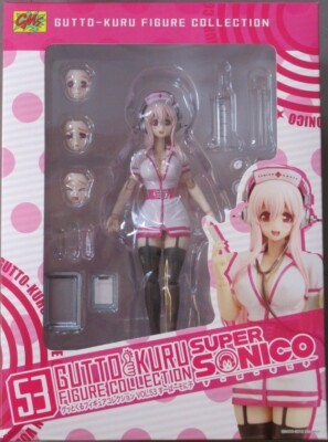 Gutto Kuru Figure Collection 53 Super Sonico Nurse Ver. Figure