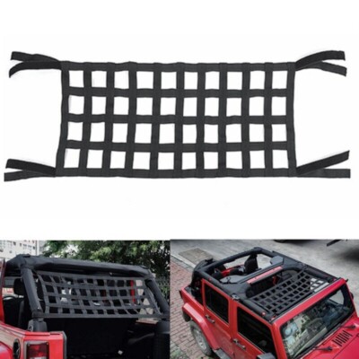 Cargo Net Car Roof Net Hammock For 1987-2023 Jeep Wrangler