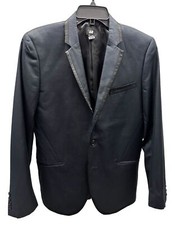 H M Black Tipped Tuxedo Jacket Blazer 38 R