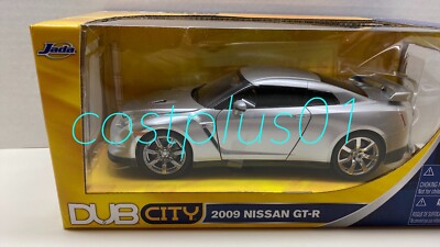JADA DUB CITY 2009 NISSAN GT R 1:24 SILVER | eBay