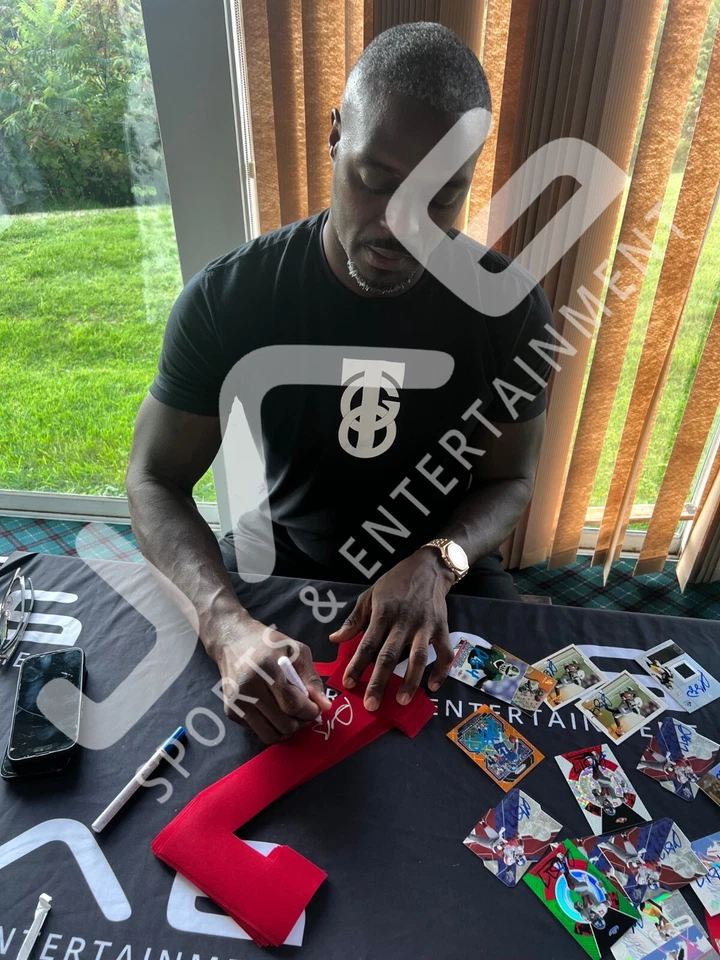 Plaxico Burress autographed signed jersey NFL Pittsburgh Steelers JSA COA - Image 4 of 4