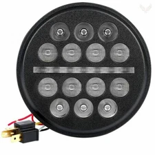 Eagle Lights 5 3/4 Harley LED Headlight Sportster Dyna - Lifetime Warranty