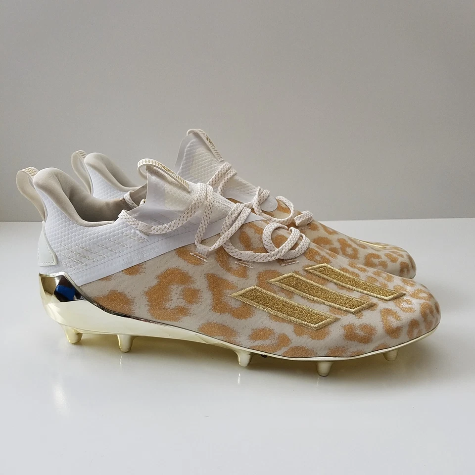 Adidas Adizero X Cleat Anniversary Gold Football Cleats - Men's 13.5 - EH3472 - Image 2 of 4